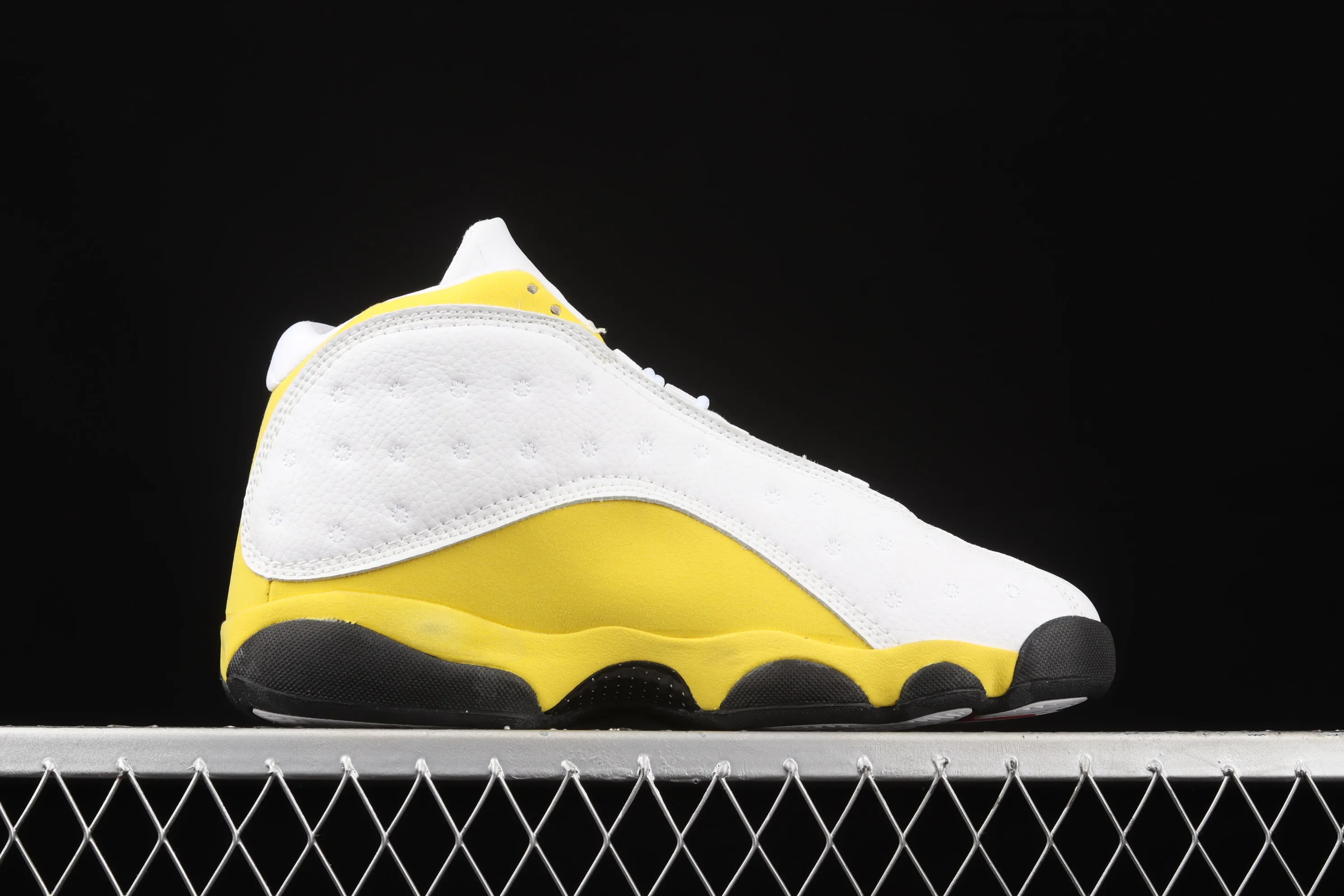 All categories Air Jordan Jordan series basketball shoes Air Jordan 13 G version Air Jordan AJ13 Retro AJ13 Joe 13 racing white and yellow 414571-167